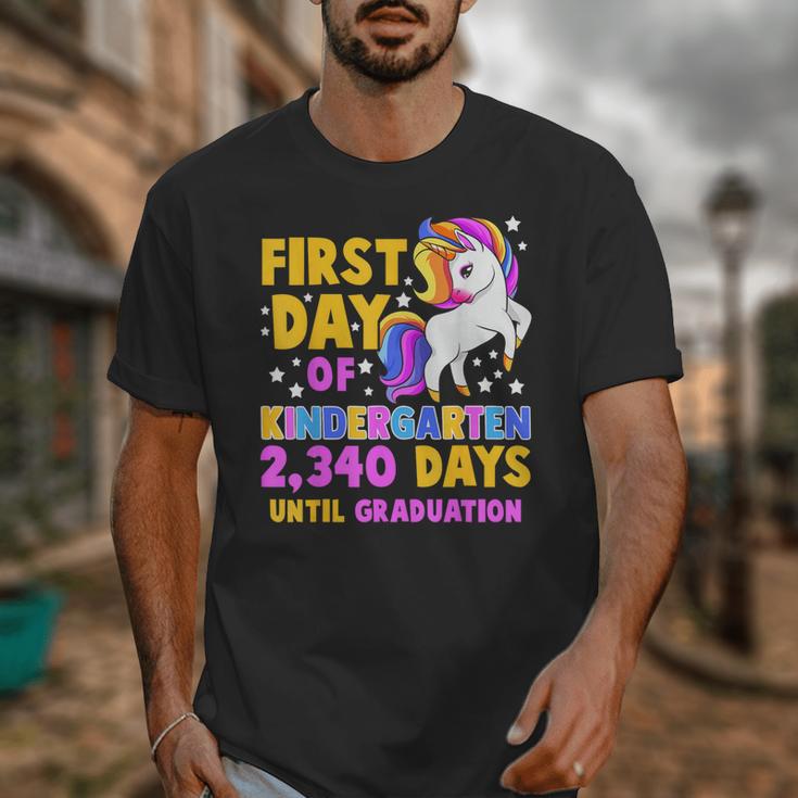 Back To School First Day Of Kindergarten Graduation Unicorn Unisex T-Shirt