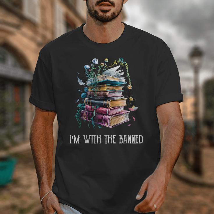 Im With The Banned Book Readers Librarians Read Banned Books Unisex T-Shirt