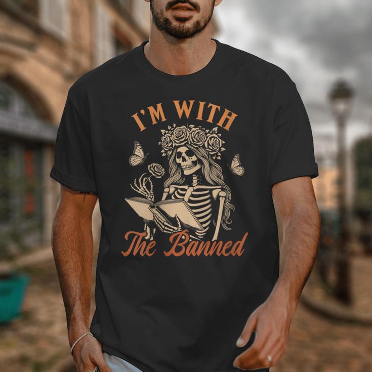 Banned Book Reading Squad Bookish I'm With The Banned Unisex T-Shirt Banned Book Reading Squad Bookish I'm With The Banned Unisex T-Shirt