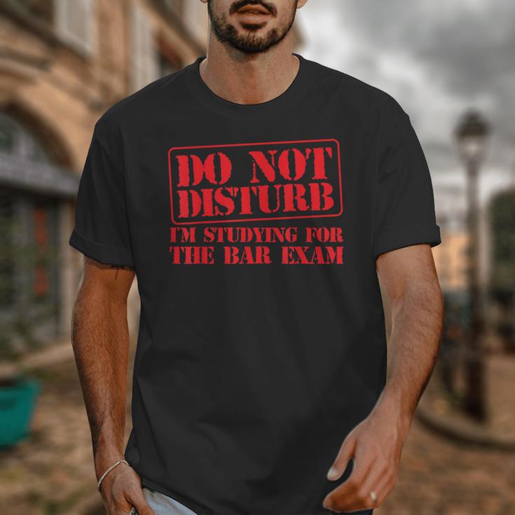 Bar Exam Law School Graduation Study T-Shirt Unisex T-Shirt
