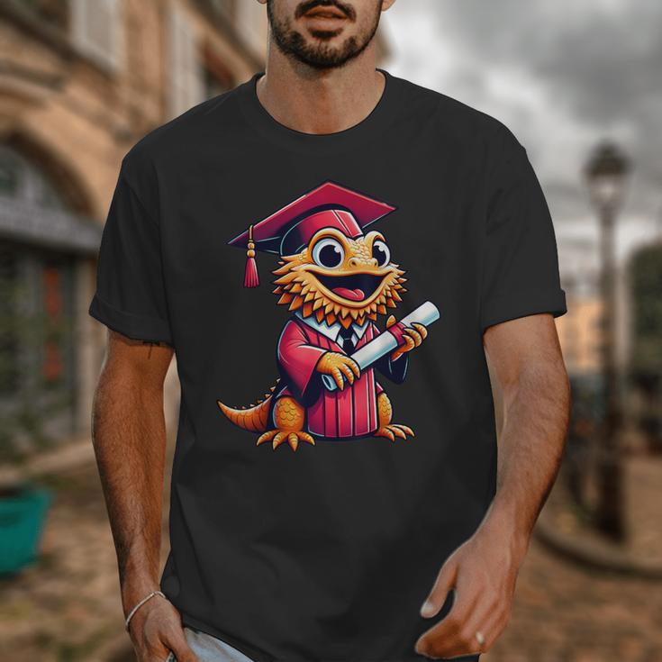 Bearded Dragon Graduation Kindergarten Elementary Girl Boy Unisex T-Shirt