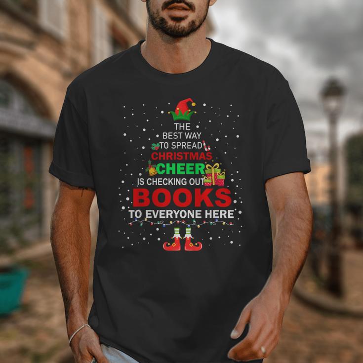 The Best Way To Spread Christmas Cheer Is Checking Out Books Unisex T-Shirt