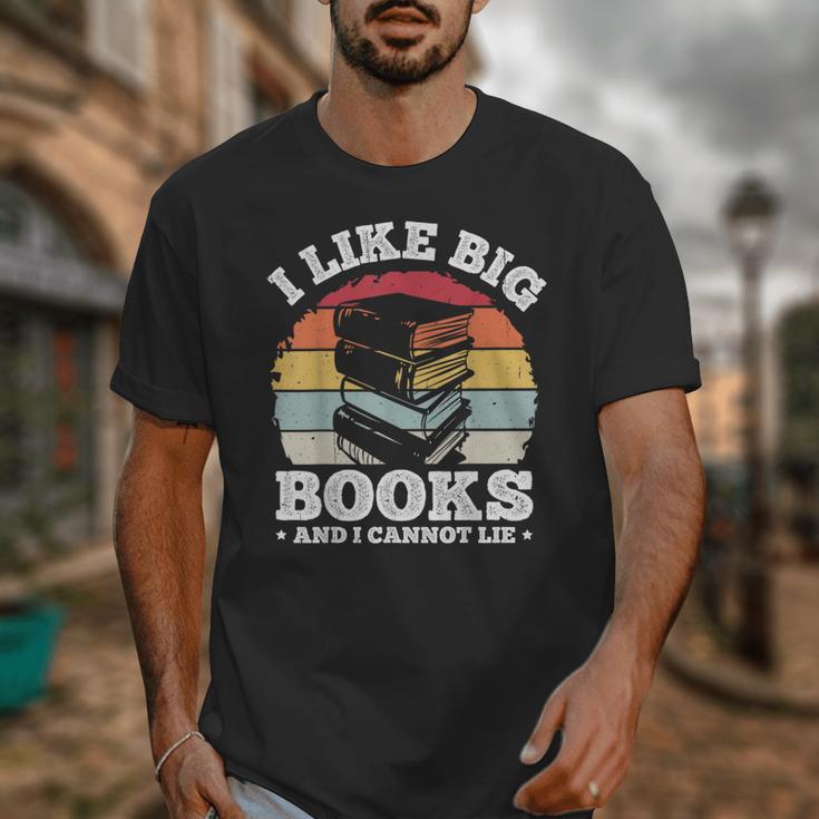I LIKE BIG BOOKS AND I CANNOT LIE Book Lover Print Unisex T-Shirt