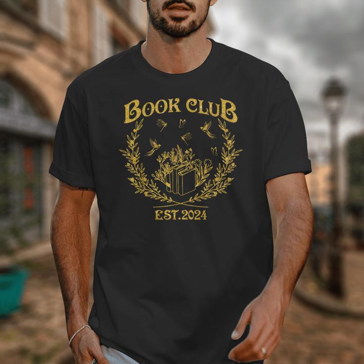 Book Club Since Reading Club EST 2024 Book Lover Social Club Unisex T-Shirt