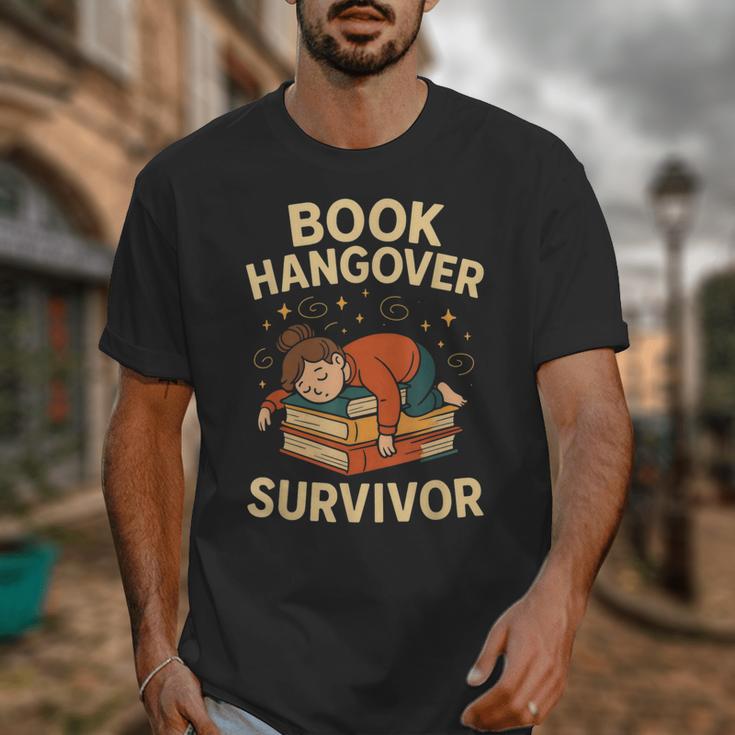 Book Hangover Survivor Reading Humor Librarian Bibliophiles Unisex T-Shirt