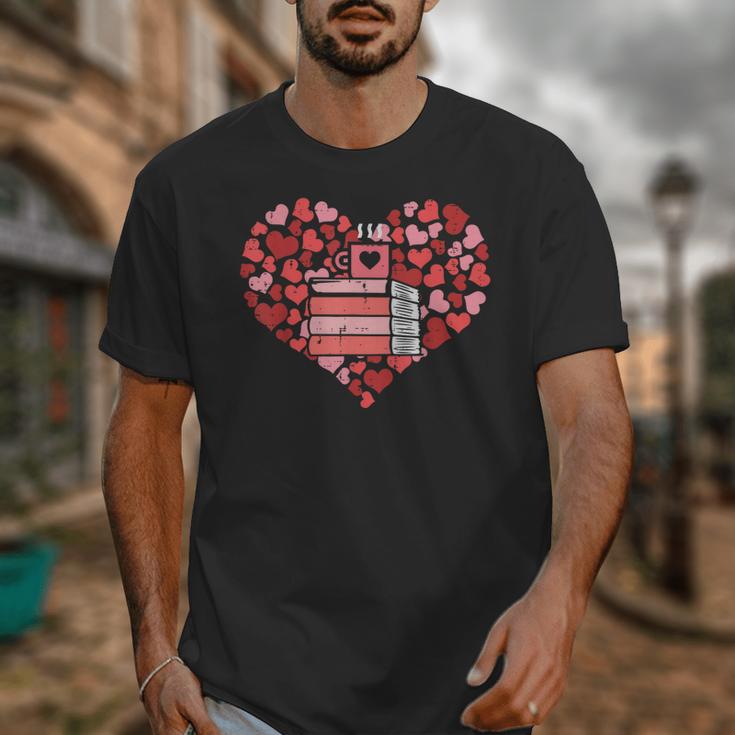 Book Heart Cute Read Book Reading Librarian Across America Unisex T-Shirt