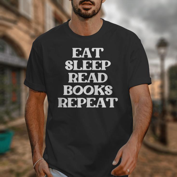 Book Lover Book Eat Sleep Read Books Repeat Unisex T-Shirt