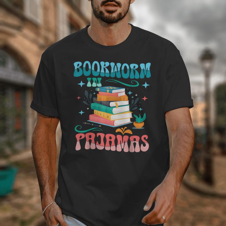 Book Reader Librarian Bookworm In Pajamas Book And Pajama Unisex T-Shirt