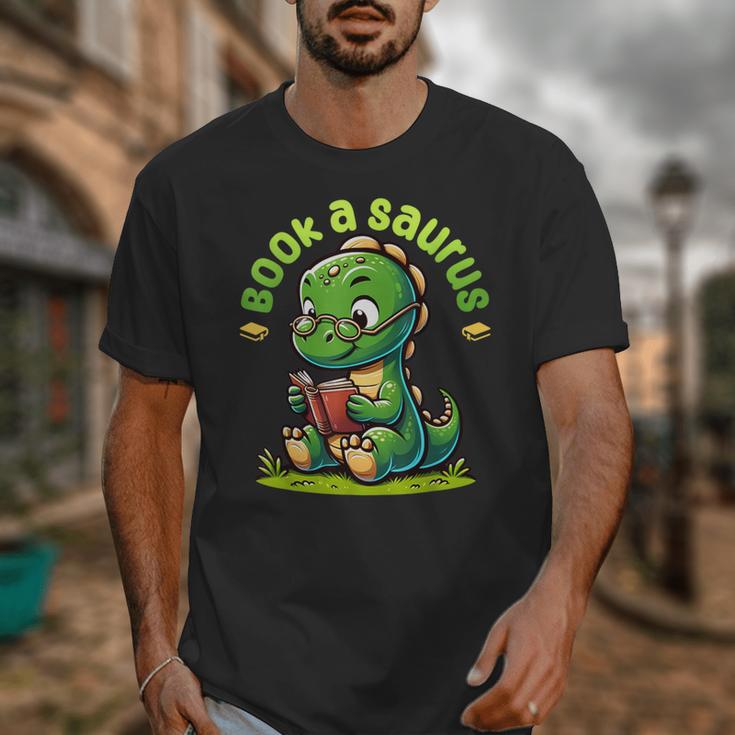 Book A Saurus Bookasaurus Dinosaur Book Girls Boys Toddler Unisex T-Shirt