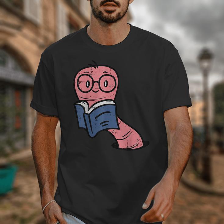 Book Worm Pun Read Reading Librarian America Men Women Kids Unisex T-Shirt Book Worm Pun Read Reading Librarian America Men Women Kids Unisex T-Shirt