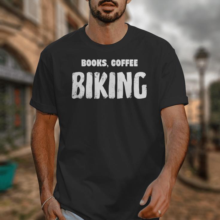 Books Coffee Biking Unisex T-Shirt