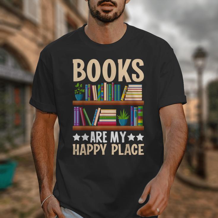 Books Are My Happy Place Unisex T-Shirt Books Are My Happy Place Unisex T-Shirt