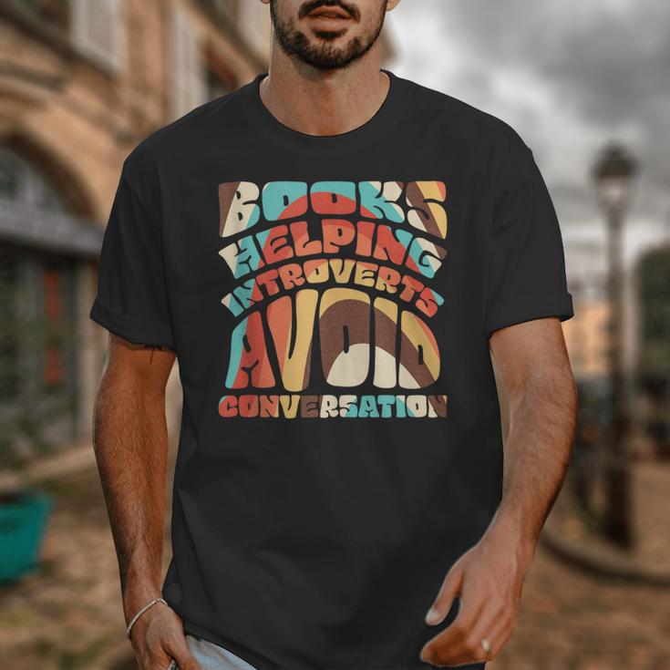 Books Helping Introverts Avoid Conversation Unisex T-Shirt
