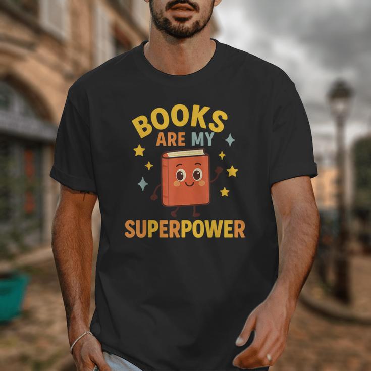 Books Are My Superpower Cute Reading Lover Unisex T-Shirt