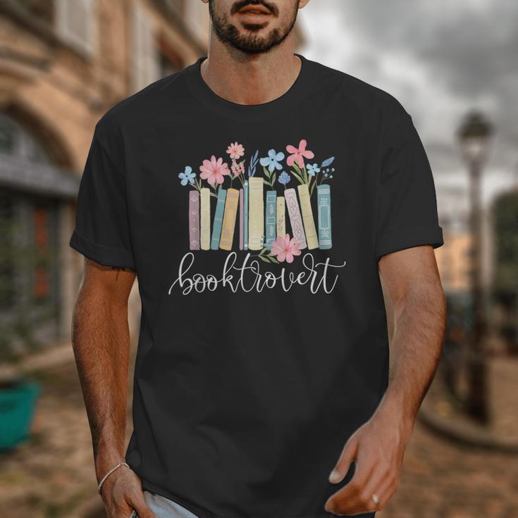 Booktrovert Book Lover Reading Bookworm Reader Unisex T-Shirt