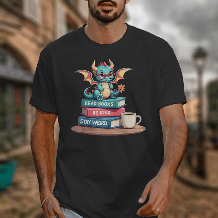 Bookworm Book Dragon Read Books Be Kind Stay Weird Unisex T-Shirt Bookworm Book Dragon Read Books Be Kind Stay Weird Unisex T-Shirt