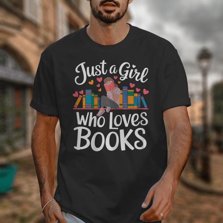 Bookworm Book Just A Girl Who Loves Books Unisex T-Shirt