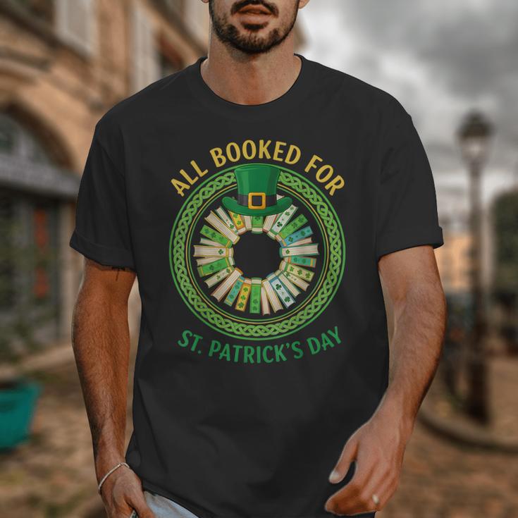 Bookworm Irish All Booked For St Patrick's Day Book Lover Unisex T-Shirt Bookworm Irish All Booked For St Patrick's Day Book Lover Unisex T-Shirt