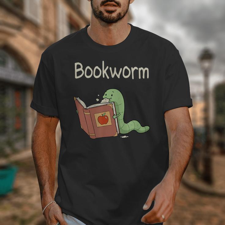 Bookworm Worm Reading Book Lover Read Books Librarian Unisex T-Shirt