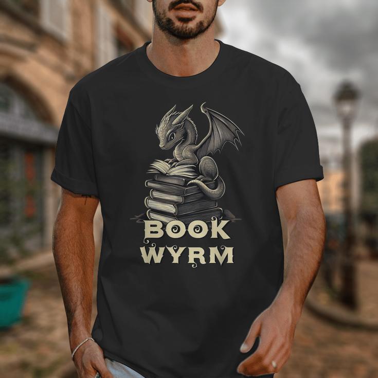 Bookwyrm Dragon Fantasy Bookish Fairytale Book Lover Unisex T-Shirt Bookwyrm Dragon Fantasy Bookish Fairytale Book Lover Unisex T-Shirt