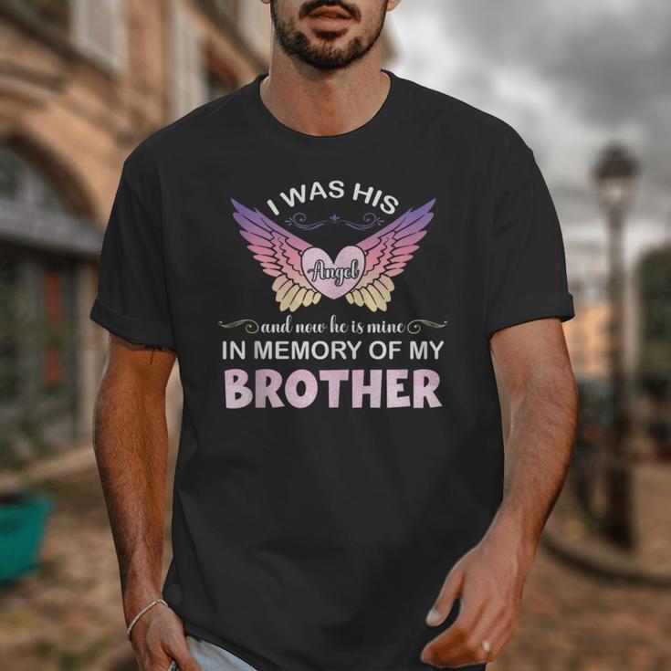 Brother Angel In My Memory Cute Family Remembrance Match Unisex T-Shirt