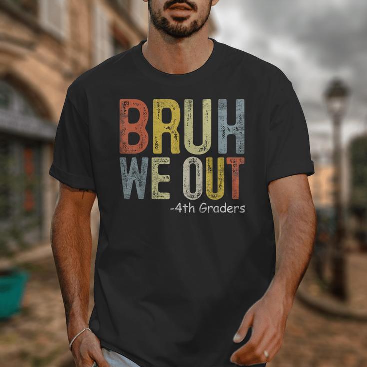 Bruh We Out 4th Graders Fourth Grade Graduation Class 2024 Unisex T-Shirt