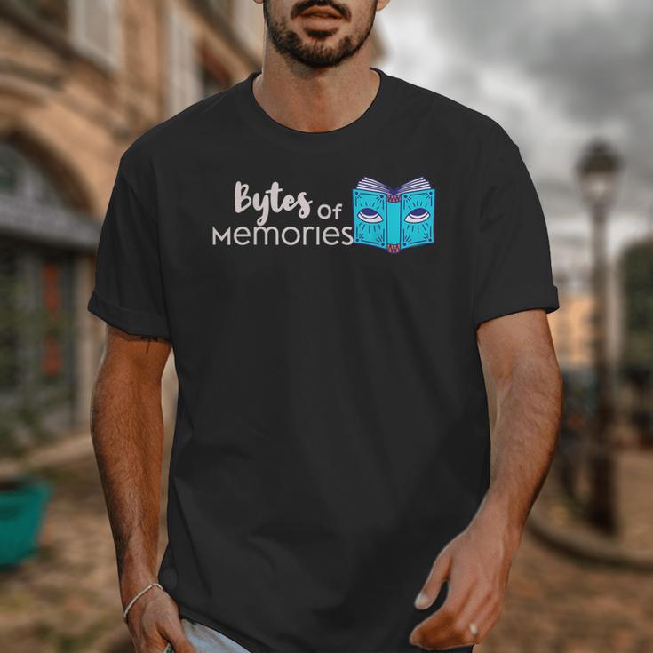 Bytes Of Memories Digital Nostalgia Concept Line Unisex T-Shirt Bytes Of Memories Digital Nostalgia Concept Line Unisex T-Shirt