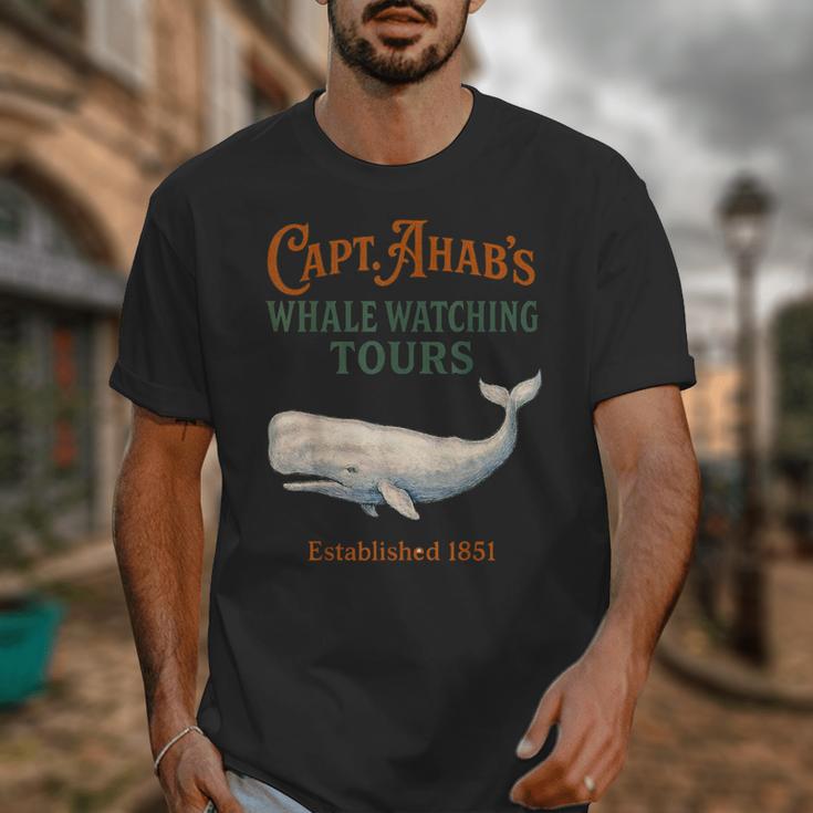 Captain Ahab’s Whale Watching Tours – Moby Book Parody Unisex T-Shirt Captain Ahab’s Whale Watching Tours – Moby Book Parody Unisex T-Shirt