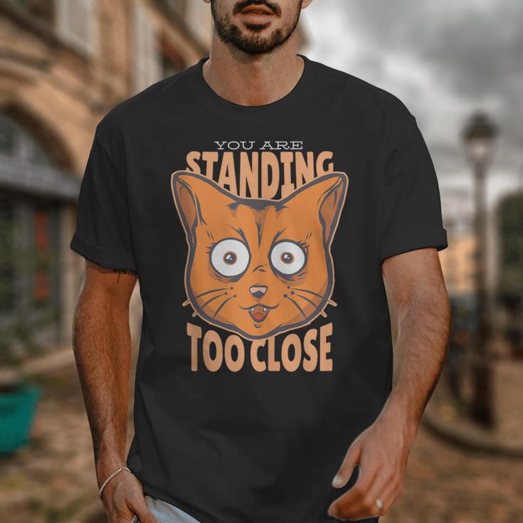Cat Lover Antisocial Too Close Introvert People Hater Unisex T-Shirt Cat Lover Antisocial Too Close Introvert People Hater Unisex T-Shirt