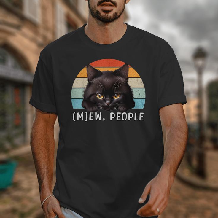 Cat Pun Introvert Anti Social Ew People Kitty Unisex T-Shirt