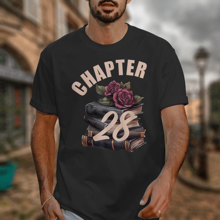 Chapter 28 28th Birthday Women Book Lovers Its My Birthday Unisex T-Shirt