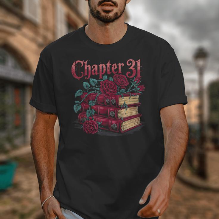 Chapter 31 Gothic 31st Birthday Book Lover Dark Romance Unisex T-Shirt
