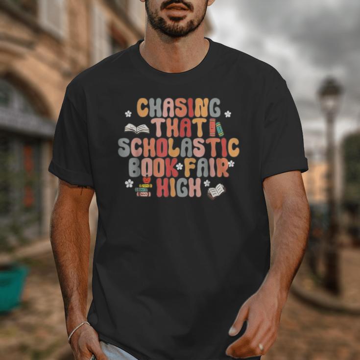 CHASING THAT SCHOLASTIC BOOK FAIR HIGH Unisex T-Shirt CHASING THAT SCHOLASTIC BOOK FAIR HIGH Unisex T-Shirt