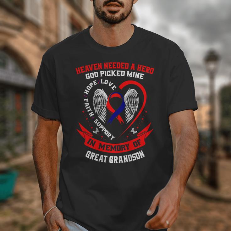 CHD Heart Disease Awareness Shirts In Memory Great Grandson Unisex T-Shirt CHD Heart Disease Awareness Shirts In Memory Great Grandson Unisex T-Shirt
