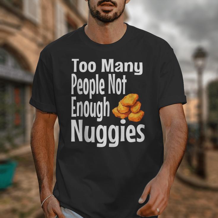 Chicken Nugget Saying Introvert Nuggie Foodie Food Unisex T-Shirt Chicken Nugget Saying Introvert Nuggie Foodie Food Unisex T-Shirt