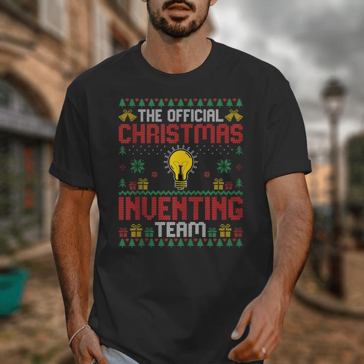 Christmas Inventing Team Inventing Introvert Xmas Unisex T-Shirt