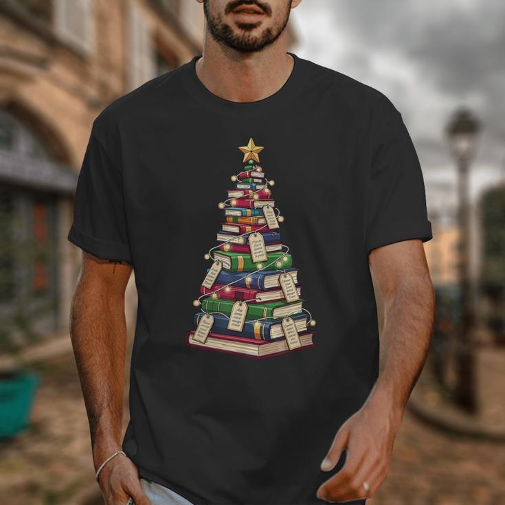 Christmas Tree Of Books For Readers And Librarians Unisex T-Shirt