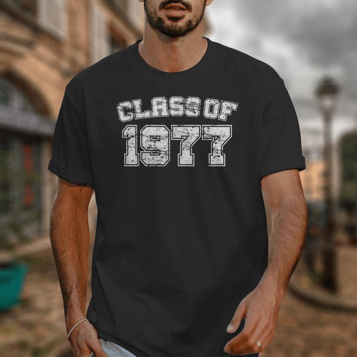 Class Of 1977 77 School Tee Shirt Graduation Class Party Unisex T-Shirt