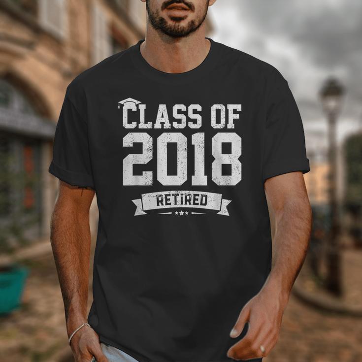 Class Of 2018 Retired Graduation TShirt Fun Retirement Shirt Unisex T-Shirt