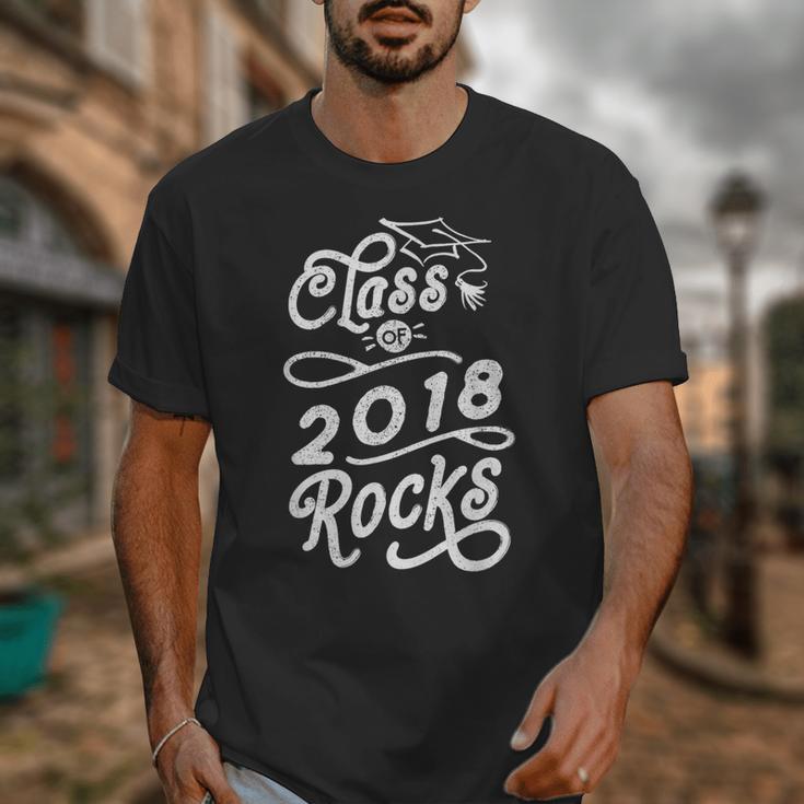 Class Of 2018 Rocks Seniors Graduation 2018 Unisex T-Shirt