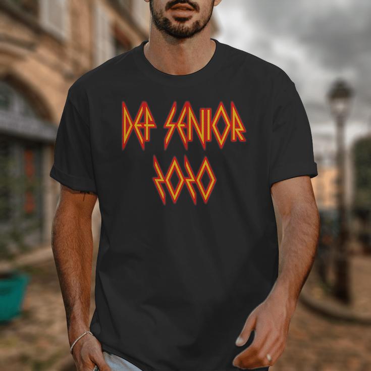 Class Of 2020 Senior 80s And 90s Rock Style Graduation Unisex T-Shirt