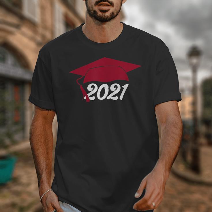 Class Of 2021 Burgundy Regalia Graduation Unisex T-Shirt