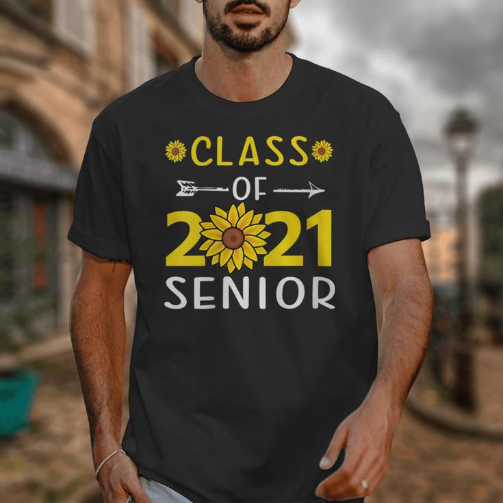 Class Of 2021 Senior Graduation Sunflower Unisex T-Shirt