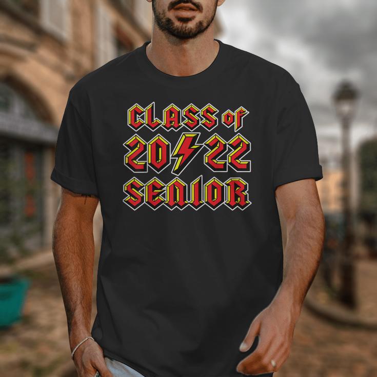 Class 2022 Senior 80s 90s Rock Retro Vintage Graduation Unisex T-Shirt