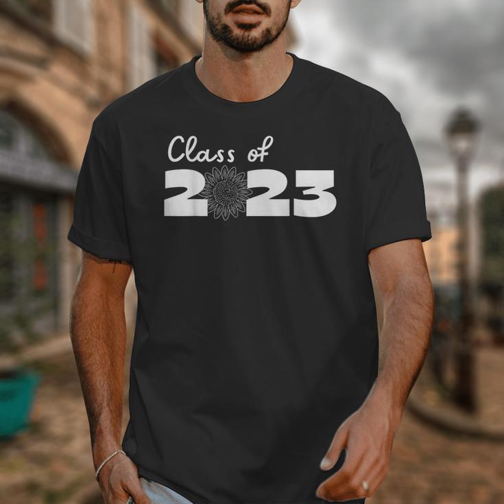 Class Of 2023 Seniors 23 Senior Graduation Idea Flower Unisex T-Shirt