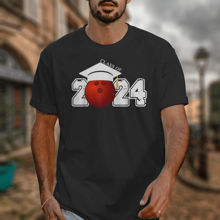 Class Of 2024 Graduation For Him Her Bowling Sports Unisex T-Shirt