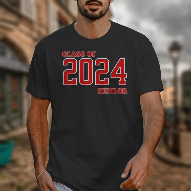 Class Of 2024 Senior Back To School Vintage Graduation Tee Unisex T-Shirt