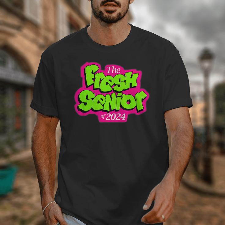 Class Of 2024 Senior Fresh Retro 90s TV Style Graduation Unisex T-Shirt