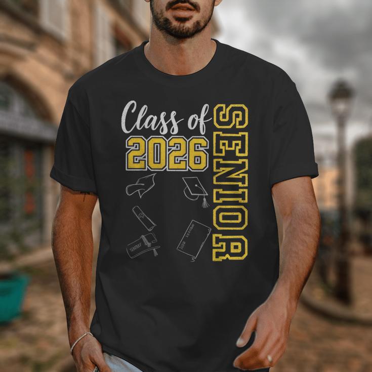 Class Of 2026 Senior 26 High School Graduation -Gold Unisex T-Shirt
