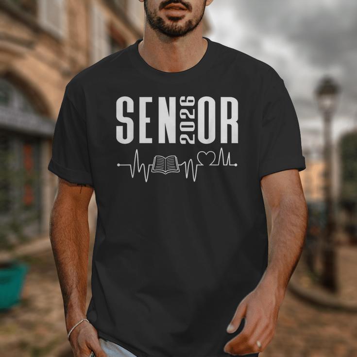 Class Of 2026 Senior Reading Themed Book Heartbeat Unisex T-Shirt